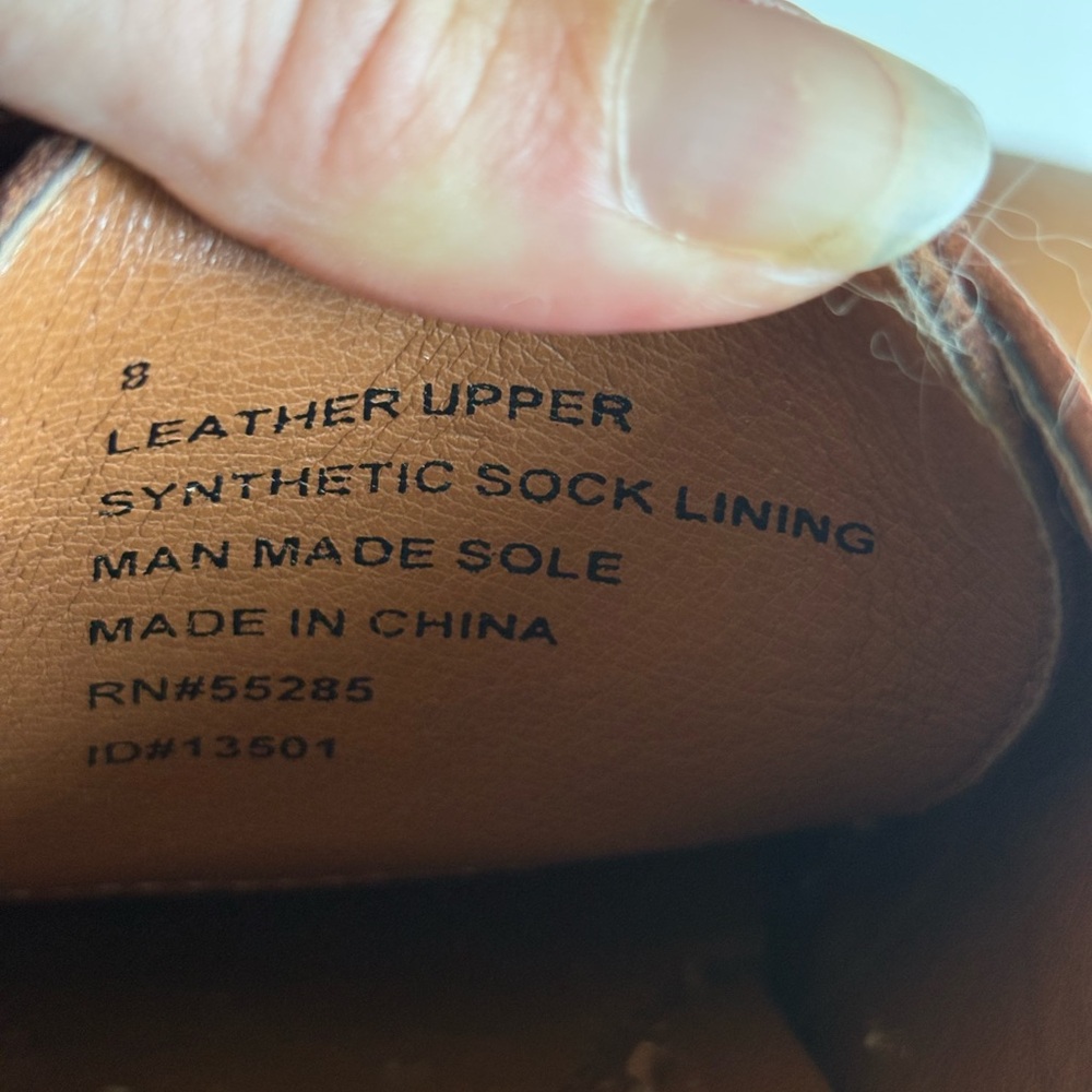 Express Men’s Double Buckle Loafer Brown Size 8 - Picture 6 of 6